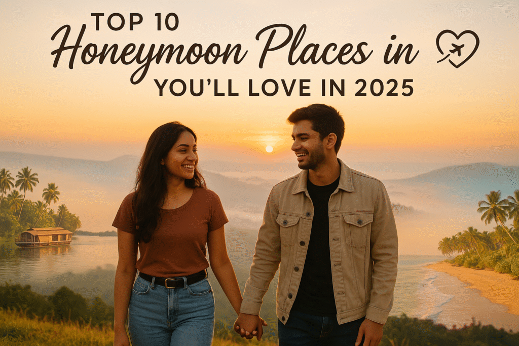 Top 10 Honeymoon Places in India You’ll Love in 2025