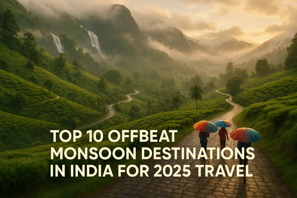 top 10 offbeat monsoon destinations in india